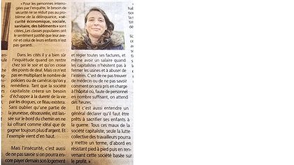 Illustration Lutte ouvrière Mélanie Peyraud