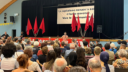 Illustration À Saint-Fons, Nathalie Arthaud veut remettre le monde du travail « en ordre de bataille »