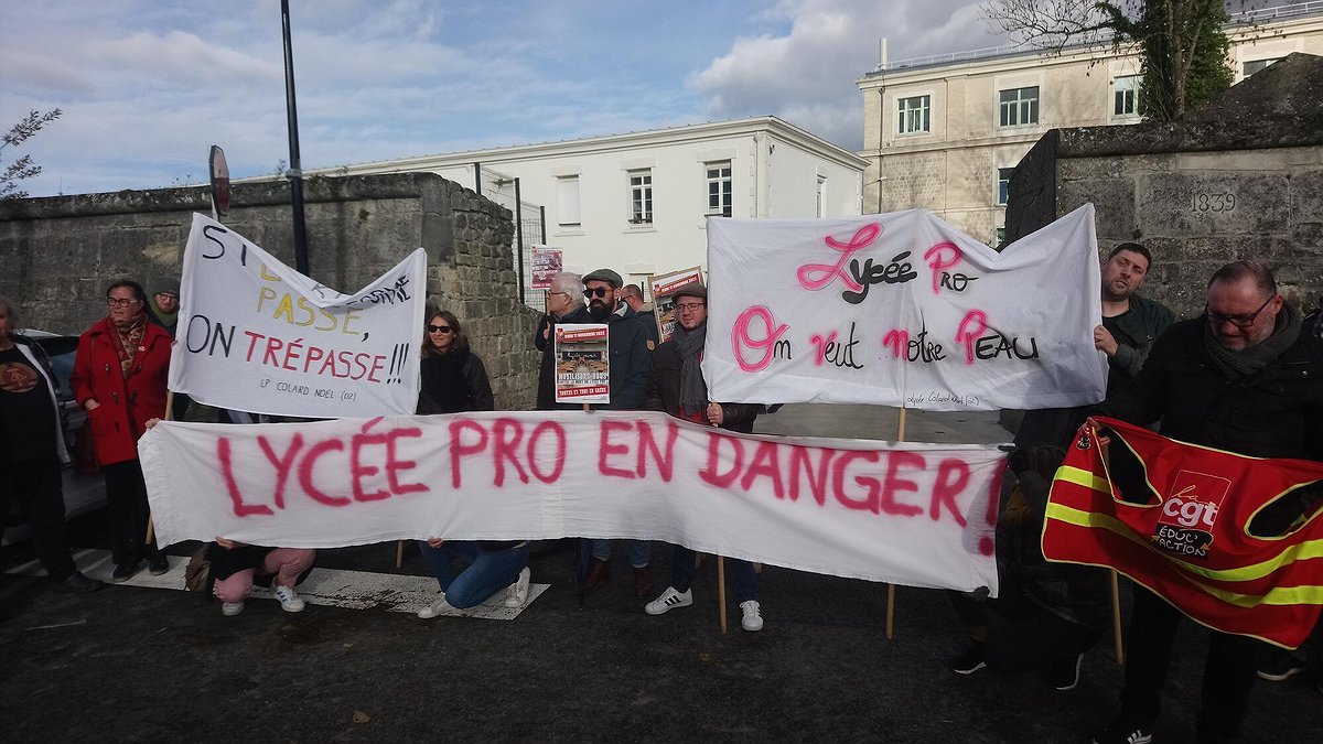 Illustration - Mobilisation contre la réforme de l'enseignement professionnel