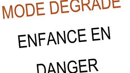 Illustration De nombreux enfants sont en souffrance, l’État les enfonce !