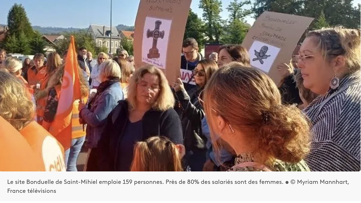 Illustration - Les travailleurs dans la rue contre les licenciements