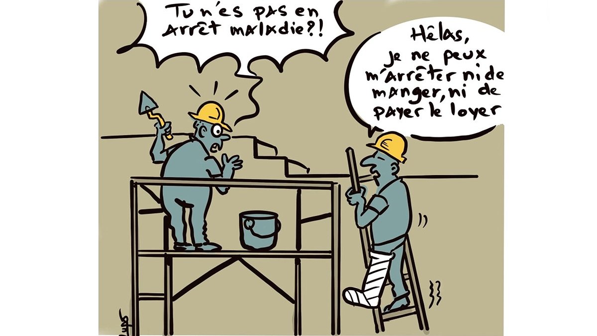 Illustration - En maladie, maintien des salaires !