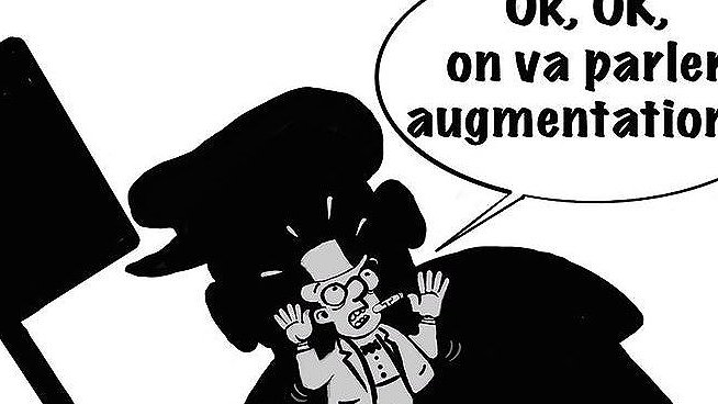 Illustration - Les minables augmentation de salaires ne passent pas !