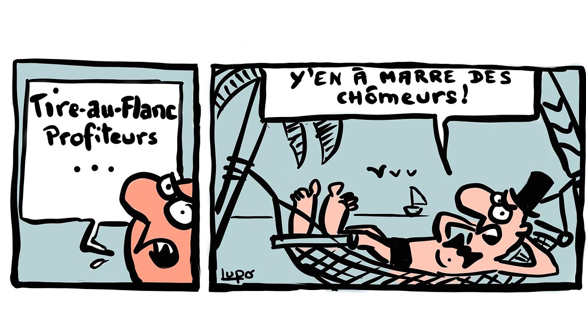 Illustration - La chasse aux chômeurs toujours et encore…