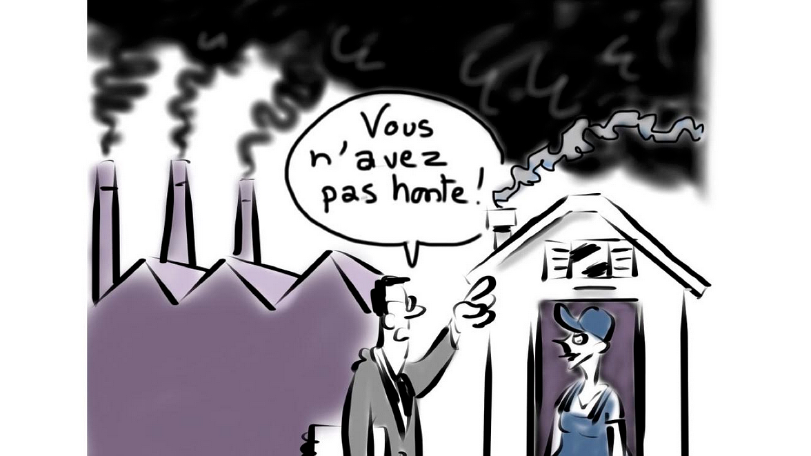 Illustration - la ministre brasse du vent