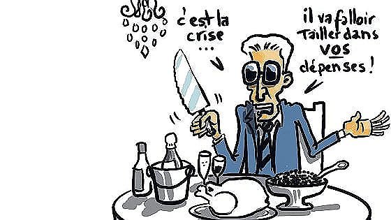 Illustration - pays riche, travailleurs pauvres