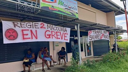 Illustration En grève pour des salaires non versés