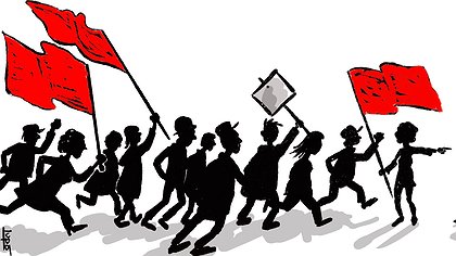 Illustration une rentrée scolaire en retard