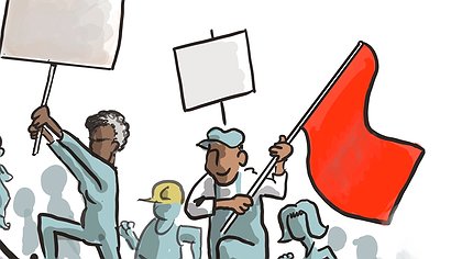 Illustration débrayage réussi