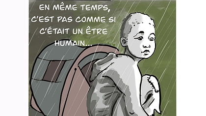 Illustration Trois familles dorment à la rue !