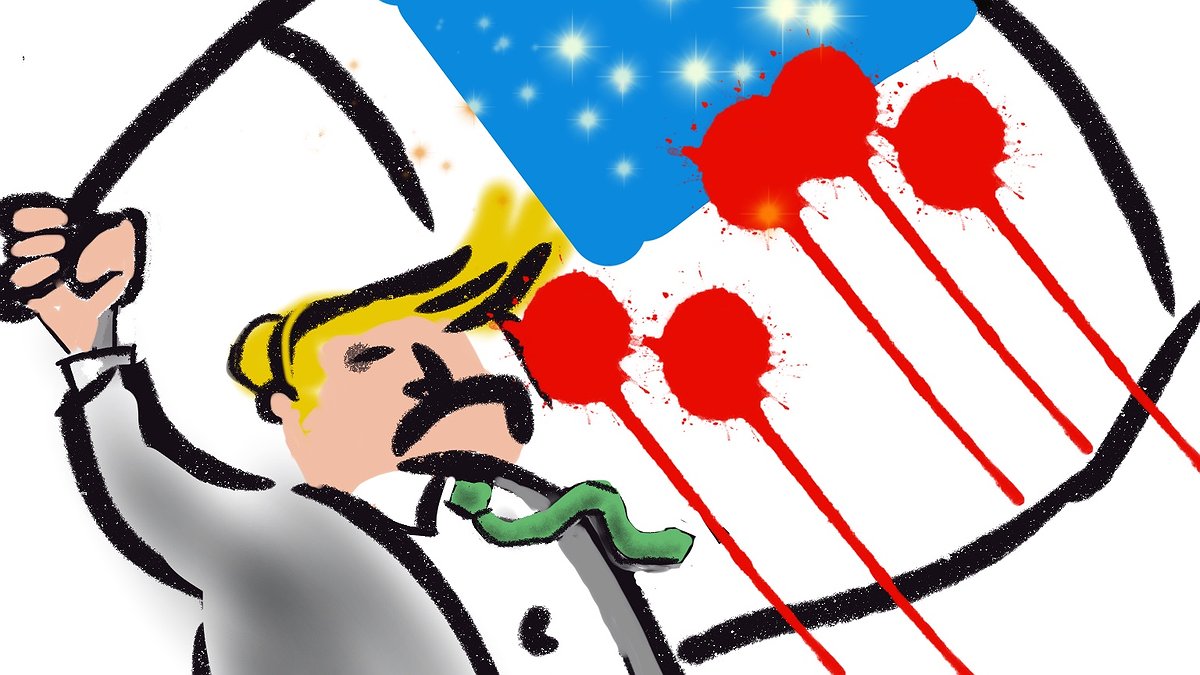 Illustration - à bas l'impérialisme !