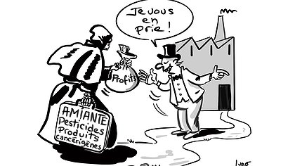 Illustration le travail, c'est pas la santé