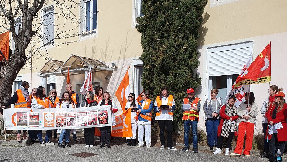 Illustration - Hôpital d’Annonay – En grève contre le manque de moyens