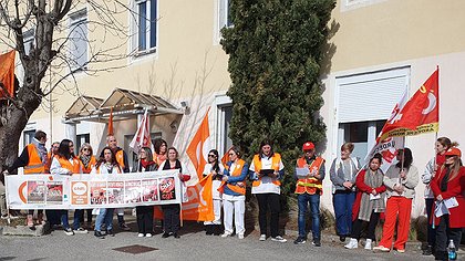 Illustration Hôpital d’Annonay – En grève contre le manque de moyens