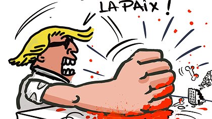 Illustration Non à la guerre menée par les États-Unis