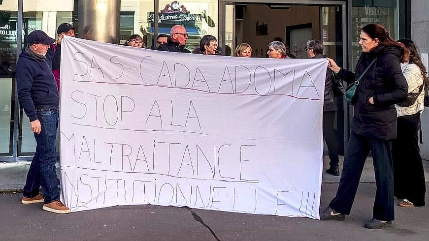 Illustration - Grève pour un accueil digne