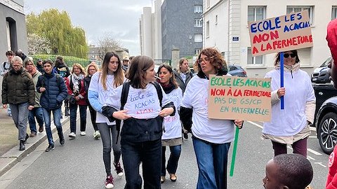 Illustration Les mobilisations du 31 mars dans l’Education