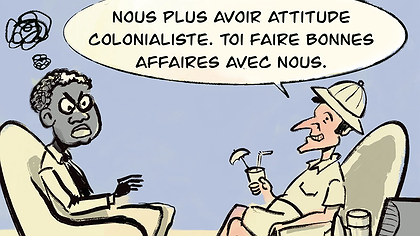 Illustration elle rend une miette pour ravir un butin