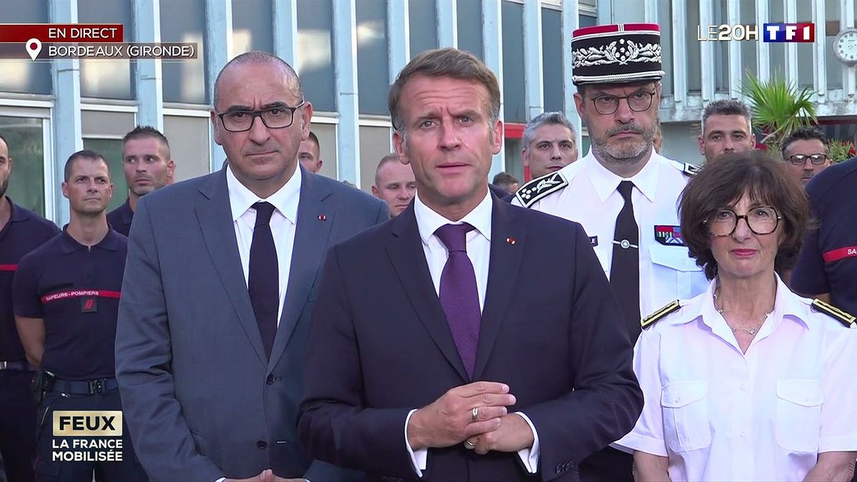 Illustration - Macron en Gironde : brasser du vent n’éteindra pas l’incendie
