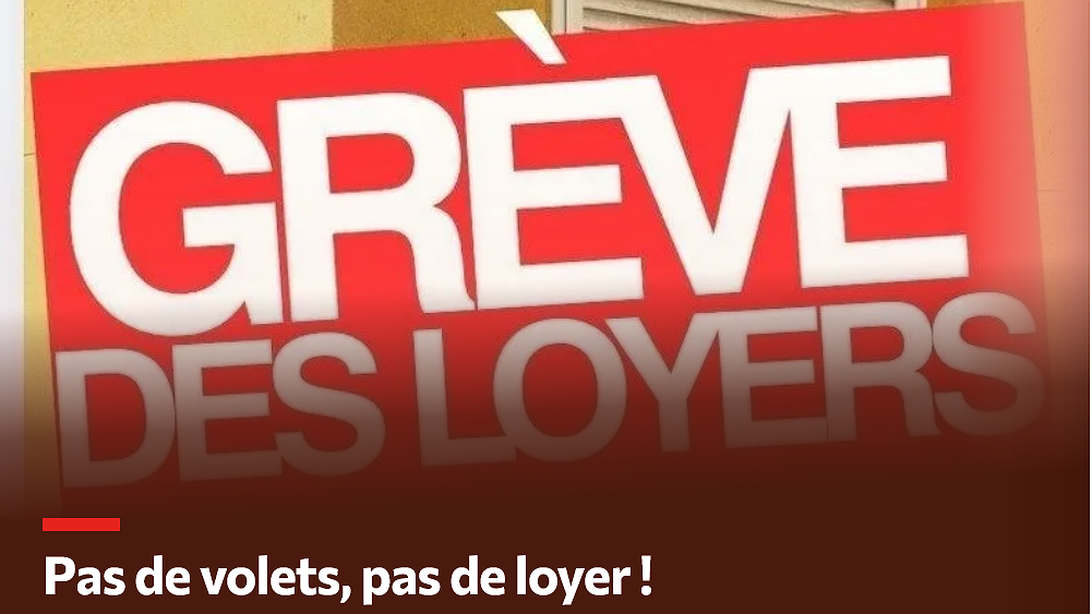Illustration - Pas de volets, pas de loyers !