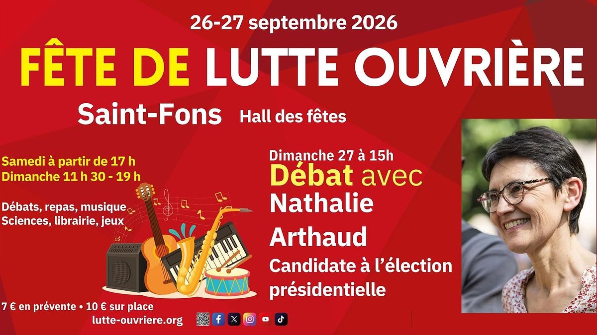 Illustration Fête lyonnaise de Lutte ouvrière