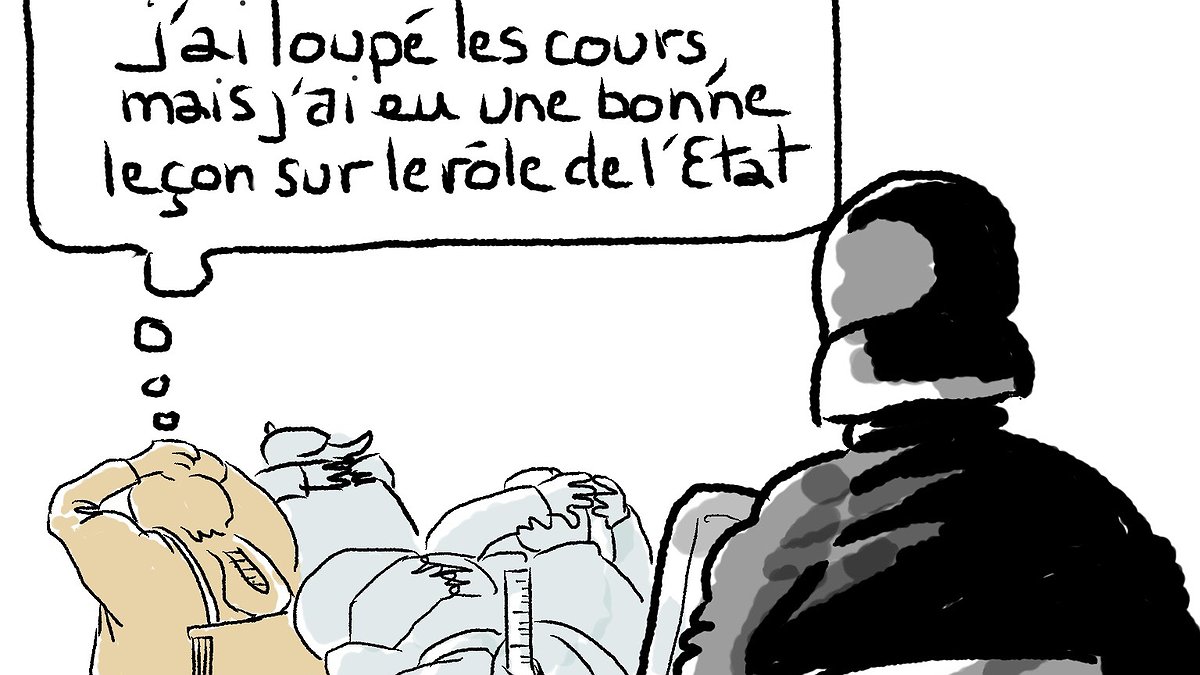 Illustration - le RN, parti de l'ordre et des injustices