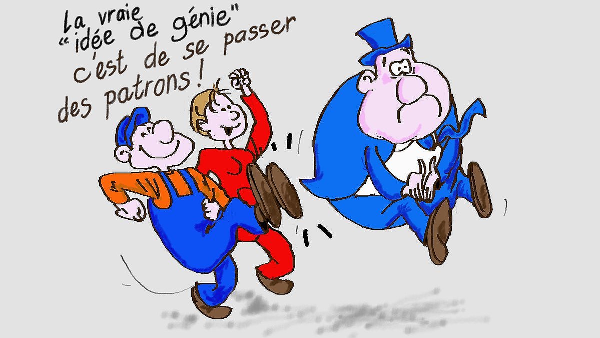 Illustration des idées de génie… pour s’en prendre à 6 000 emplois