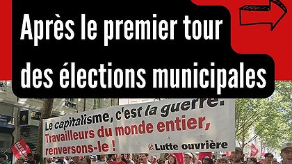Illustration Après le premier tour des élections municipales
