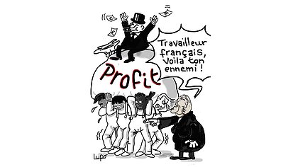 Illustration Non à la guerre entre travailleurs !