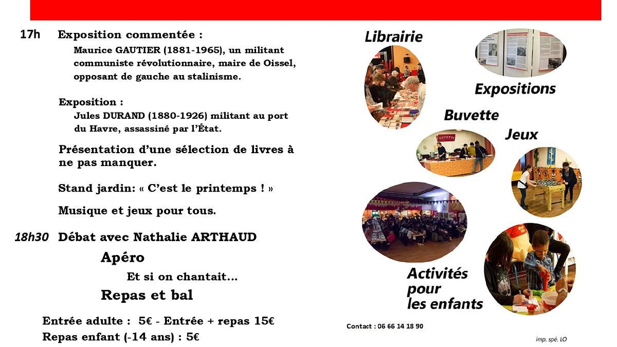 Illustration - Fête de Lutte Ouvrière à Oissel