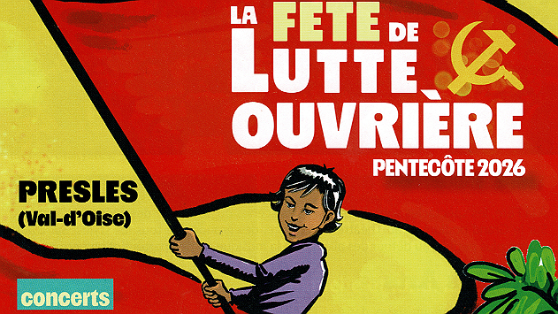 Illustration - Fête de Lutte Ouvrière Presles 23, 24 25 Mai 2026