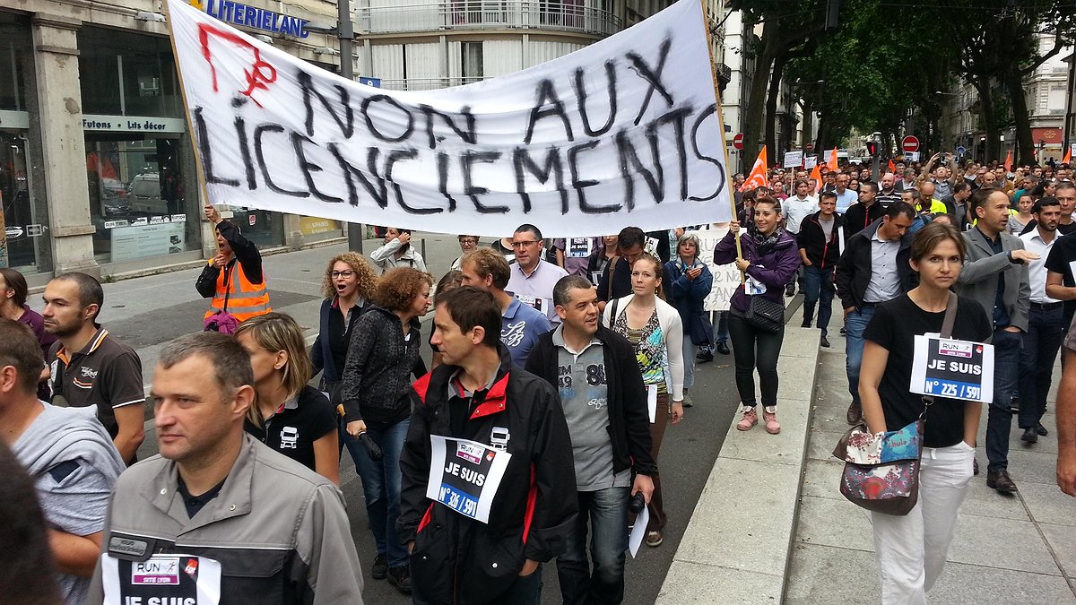 Illustration - mobilisation contre les licenciements