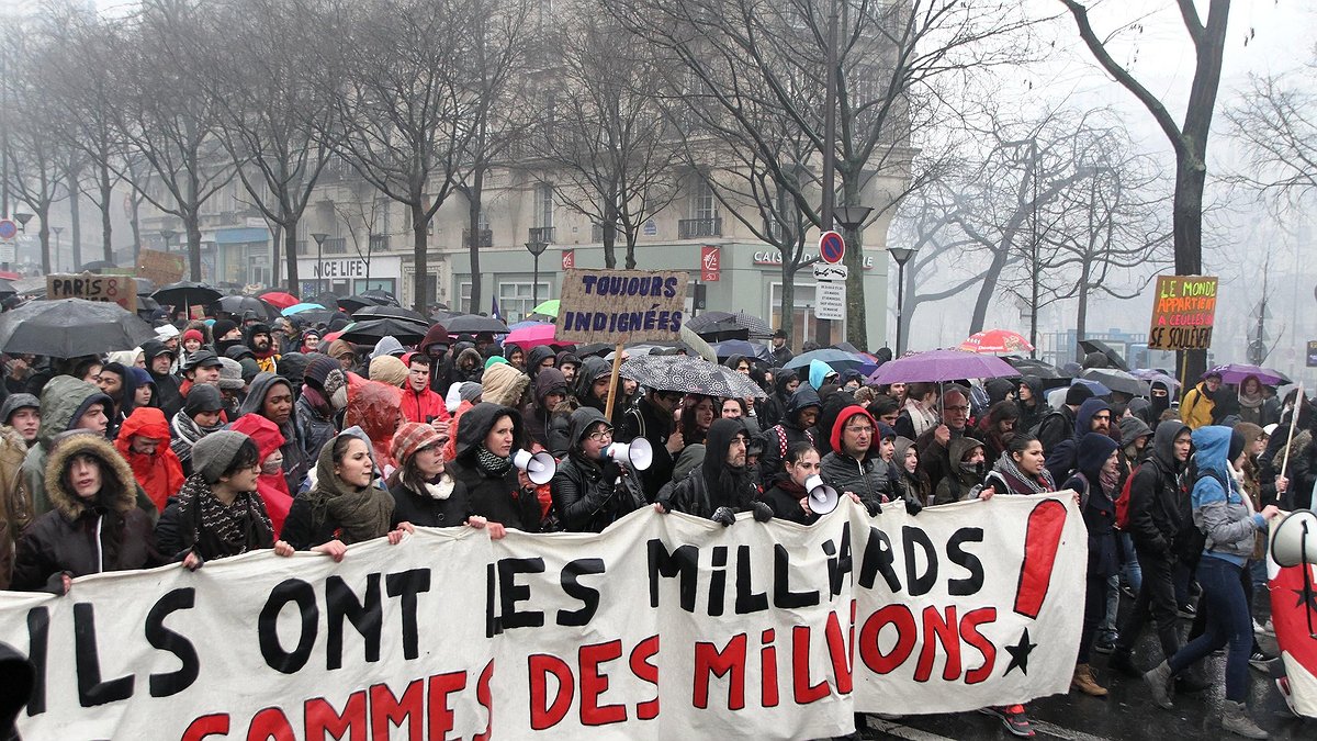 Illustration - des centaines de milliers dans la rue