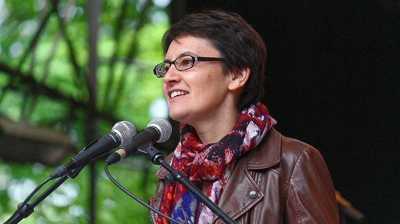 Illustration - Meeting de Nathalie Arthaud, candidate de Lutte ouvrière à l’élection présidentielle