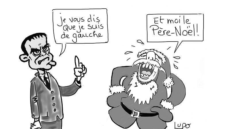 Illustration - Valls se souvient  qu’il est de gauche