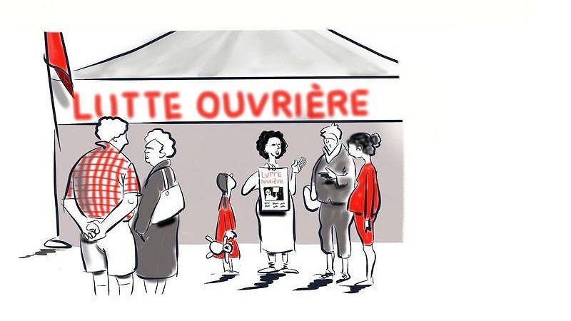 Illustration - Les militants de Lutte ouvrière à votre rencontre