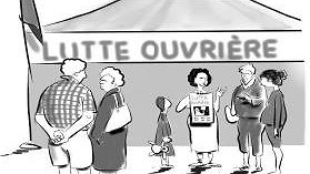 Illustration - Les militants de Lutte ouvrière à votre rencontre