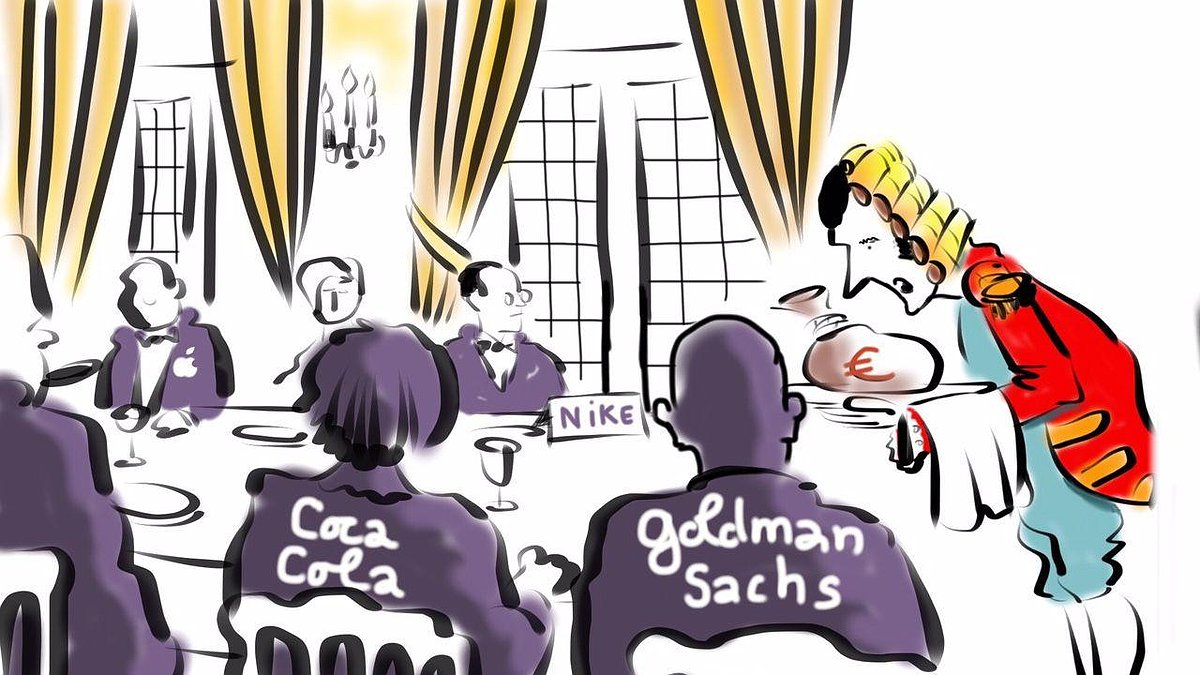 Illustration - Macron tient salon