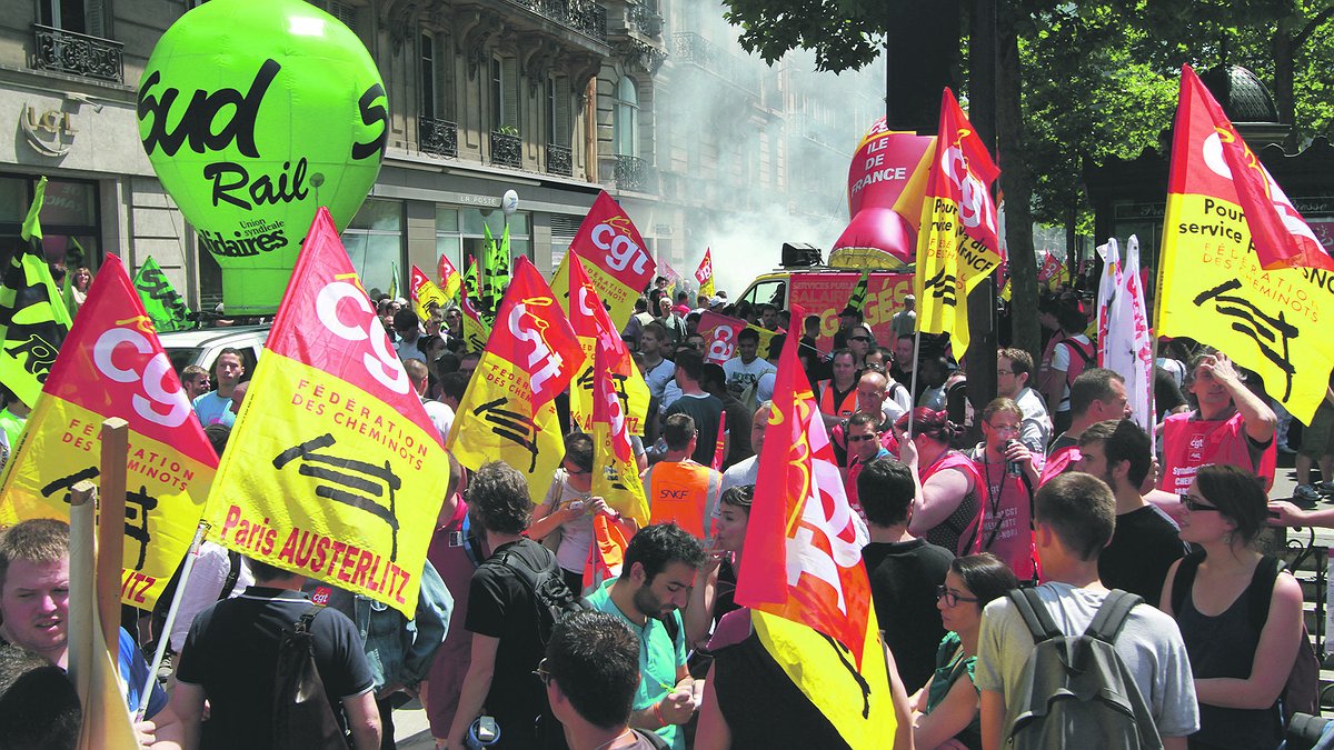 Illustration - L’attaque contre les cheminots est une attaque contre tous les travailleurs