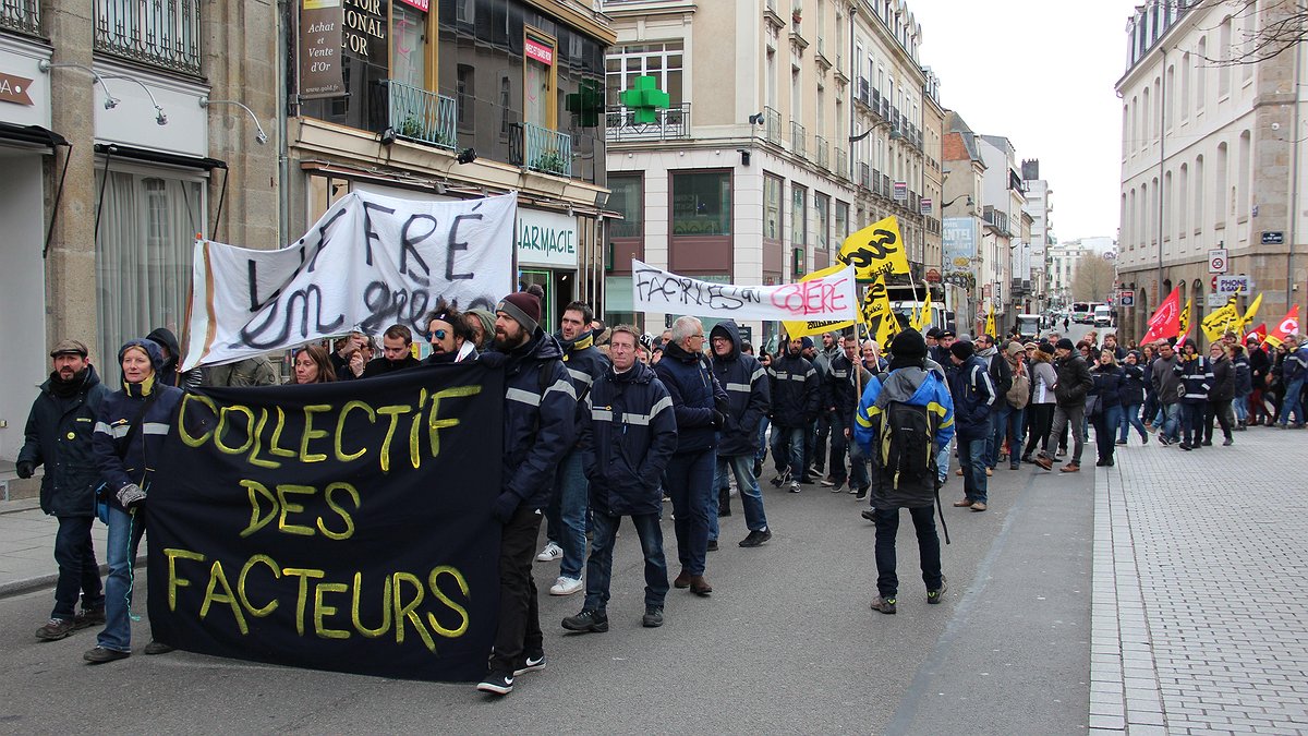 Illustration - la grève prend de l’ampleur
