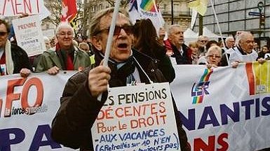 Illustration - il faut revaloriser  les pensions