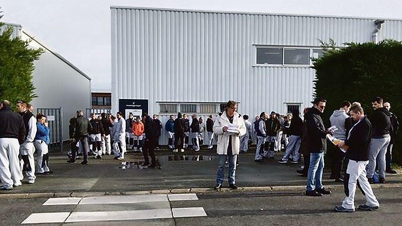 Illustration - grève à l’usine du maire de La Rochelle