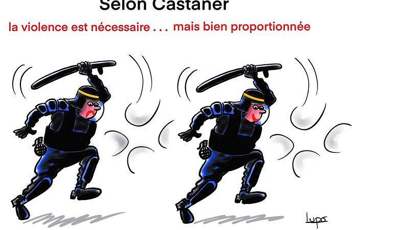 Illustration - les vœux hypocrites de Castaner
