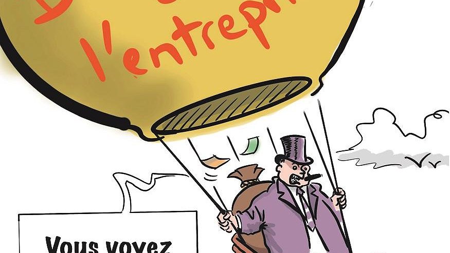 Illustration - licenciés express, des travailleurs en colère