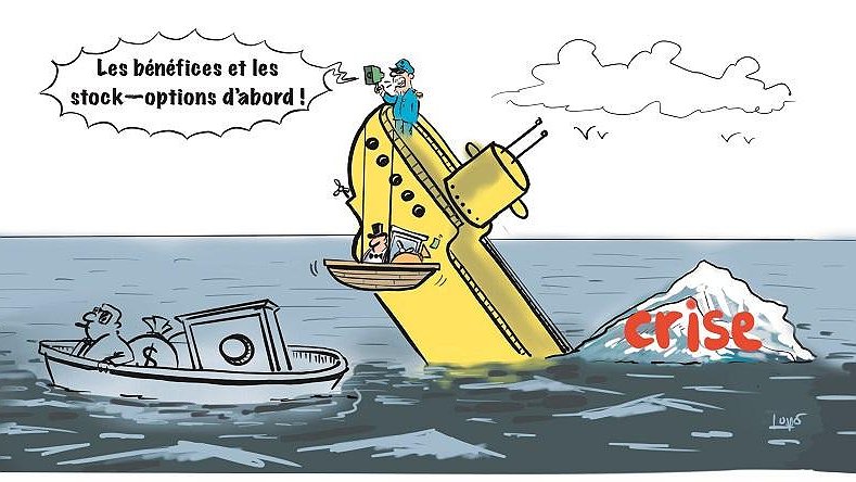 Illustration - point de salut pour les travailleurs !