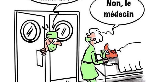 Illustration - des services  de réanimation débordés