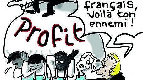 Illustration - la classe ouvrière en ligne de mire