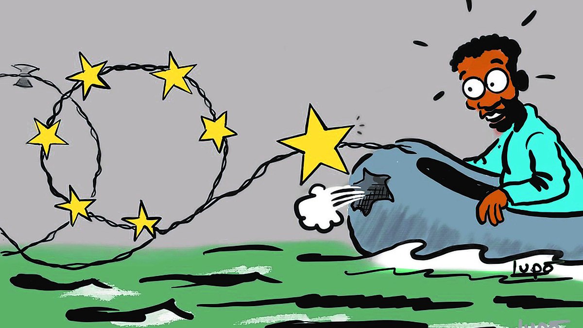 Illustration - l’Europe forteresse toujours plus meurtrière