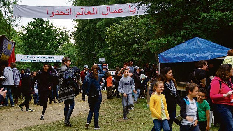 Illustration - Fête de Lutte ouvrière à Marseille