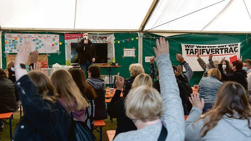 Illustration - hospitaliers en grève pour plus de personnel